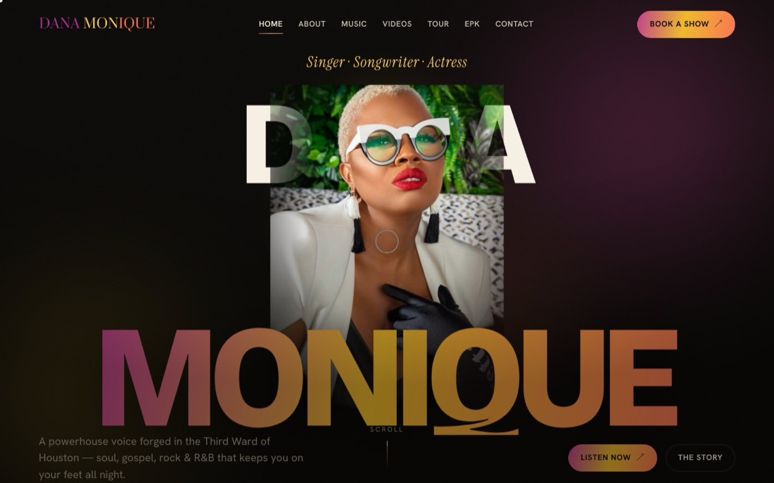 Dana Monique website