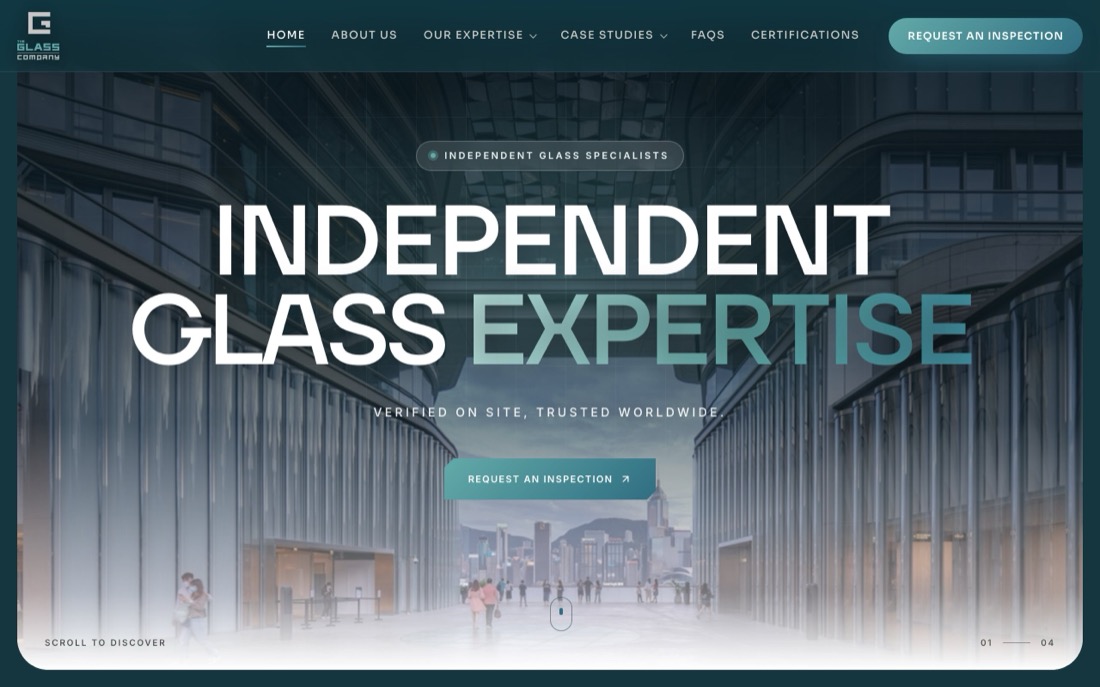 The Glass Company website