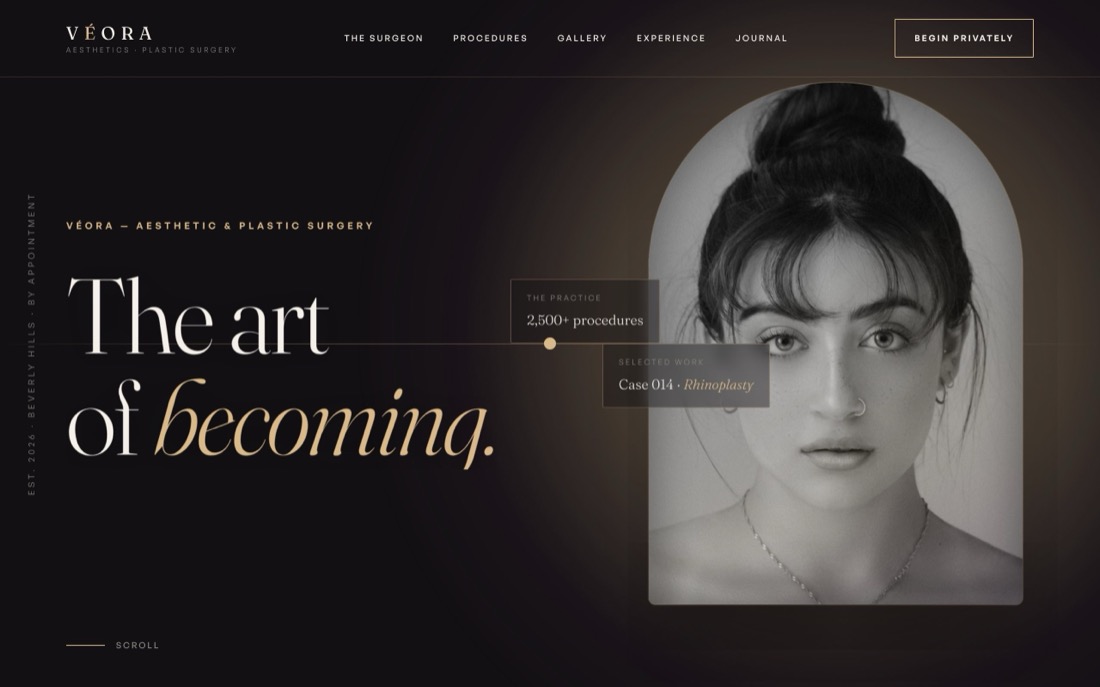 Véora website